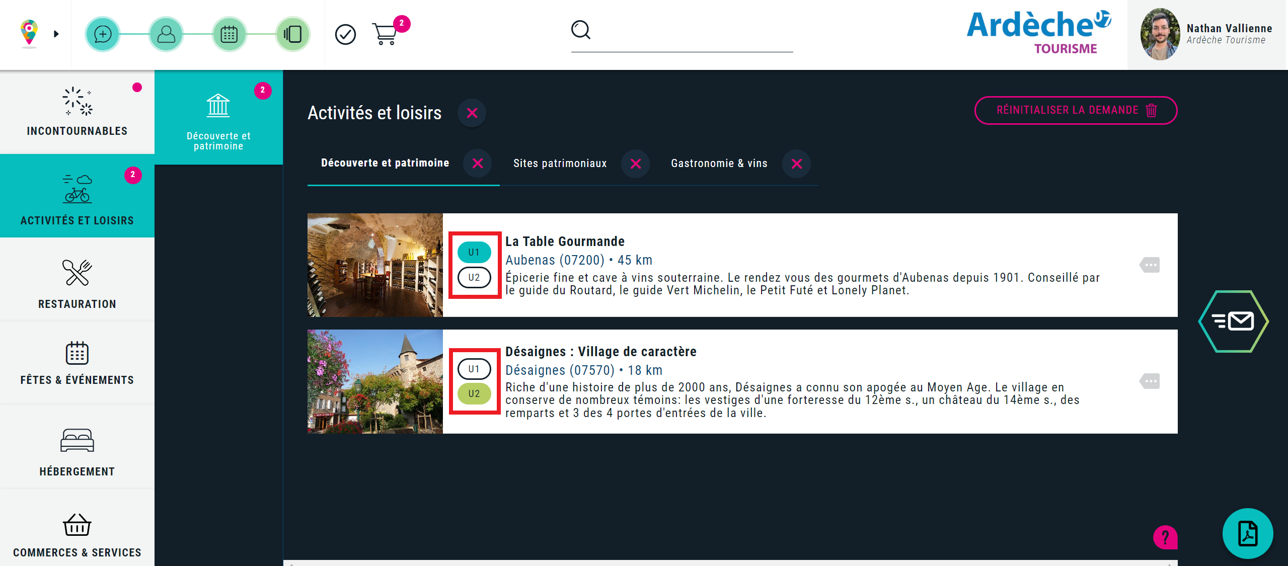 Affectation des offres