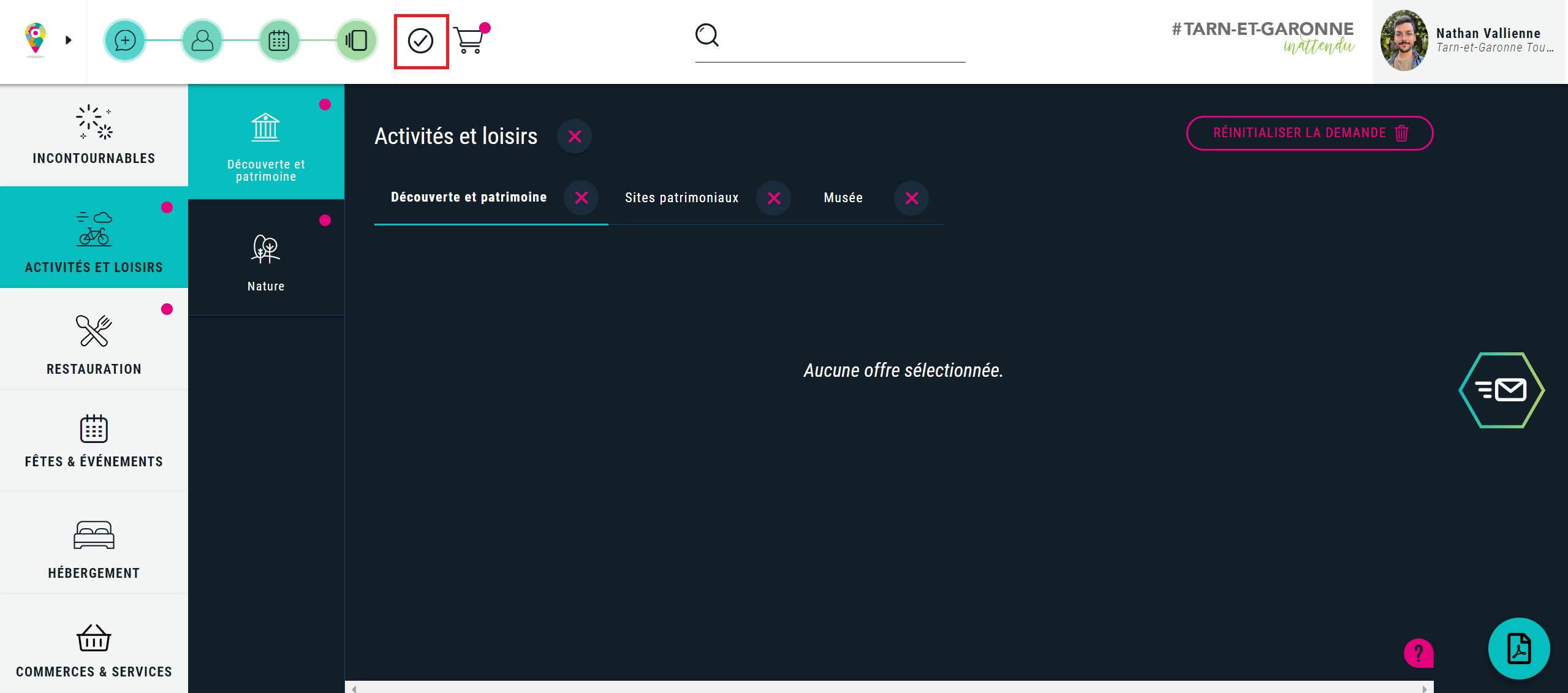 Saisie rapide : validation